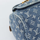 LOUIS VUITTON Monogram Denim Neo Speedy Hand Bag Blue M95019 LV Auth 191830V-15