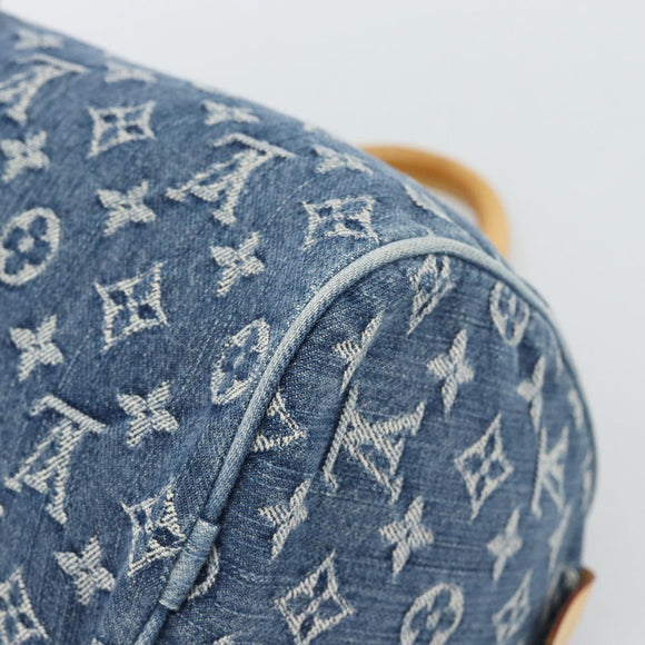 LOUIS VUITTON Monogram Denim Neo Speedy Hand Bag Blue M95019 LV Auth 191830V