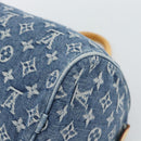 LOUIS VUITTON Monogram Denim Neo Speedy Hand Bag Blue M95019 LV Auth 191830V-16