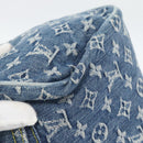 LOUIS VUITTON Monogram Denim Neo Speedy Hand Bag Blue M95019 LV Auth 191830V-9