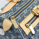LOUIS VUITTON Monogram Denim Neo Speedy Hand Bag Blue M95019 LV Auth 191830V-18