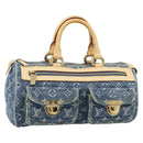 LOUIS VUITTON Monogram Denim Neo Speedy Hand Bag Blue M95019 LV Auth 191830V-1