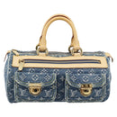 LOUIS VUITTON Monogram Denim Neo Speedy Hand Bag Blue M95019 LV Auth 191830V-13