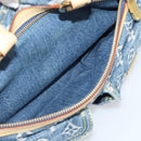 LOUIS VUITTON Monogram Denim Neo Speedy Hand Bag Blue M95019 LV Auth 191830V-23