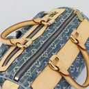 LOUIS VUITTON Monogram Denim Neo Speedy Hand Bag Blue M95019 LV Auth 191830V-6
