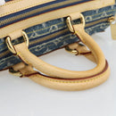 LOUIS VUITTON Monogram Denim Neo Speedy Hand Bag Blue M95019 LV Auth 191830V-7