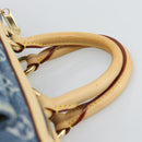 LOUIS VUITTON Monogram Denim Neo Speedy Hand Bag Blue M95019 LV Auth 191830V-8