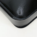 CELINE Shoulder Bag Patent leather Green Gold Auth 191839V-15