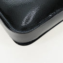 CELINE Shoulder Bag Patent leather Green Gold Auth 191839V-17