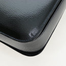 CELINE Shoulder Bag Patent leather Green Gold Auth 191839V-18