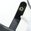 CELINE Shoulder Bag Patent leather Green Gold Auth 191839V-20