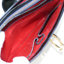CELINE Shoulder Bag Patent leather Green Gold Auth 191839V-10