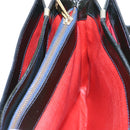 CELINE Shoulder Bag Patent leather Green Gold Auth 191839V-25