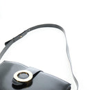 CELINE Shoulder Bag Patent leather Green Gold Auth 191839V-14