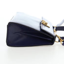 CELINE Hand Bag Leather 2way Purple Gold Auth 191842V-4