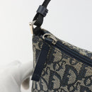 Christian Dior Trotter Canvas Shoulder Bag Navy Silver Auth 191848A-18