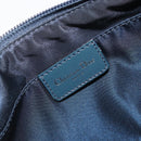 Christian Dior Trotter Canvas Shoulder Bag Navy Silver Auth 191848A-19