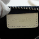 Christian Dior Trotter Canvas Pouch PVC Navy Silver Auth 191849V-17