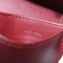 CARTIER Must Line Coin Purse Leather Bordeaux Gold Auth 191853V-11