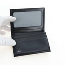 CARTIER Card Case Leather Black Auth 191854V-8