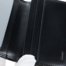 CARTIER Card Case Leather Black Auth 191854V-18