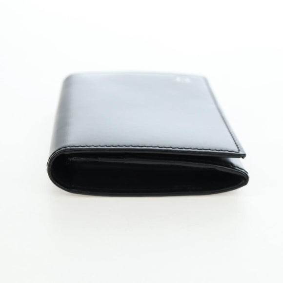 CARTIER Card Case Leather Black Auth 191854V