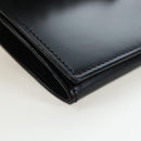 CARTIER Card Case Leather Black Auth 191854V-7