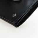 CARTIER Card Case Leather Black Auth 191854V-14