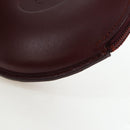 CARTIER Must Line Coin Purse Leather Bordeaux Gold Auth 191856V-14