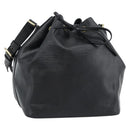 LOUIS VUITTON Epi Petit Noe Shoulder Bag Black M44102 LV Auth 191858V-1