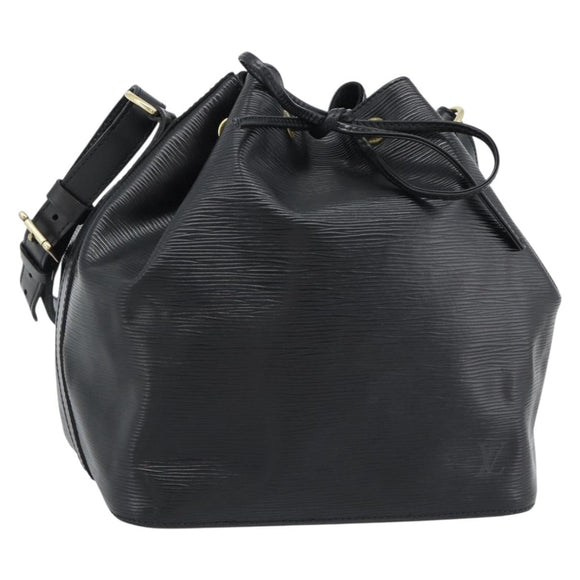 LOUIS VUITTON Epi Petit Noe Shoulder Bag Black M44102 LV Auth 191858V