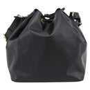 LOUIS VUITTON Epi Petit Noe Shoulder Bag Black M44102 LV Auth 191858V-2