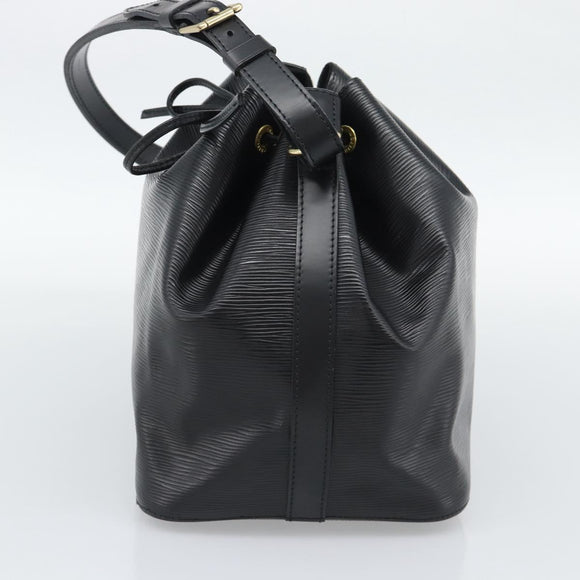 LOUIS VUITTON Epi Petit Noe Shoulder Bag Black M44102 LV Auth 191858V
