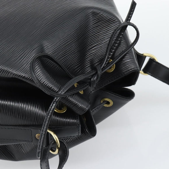 LOUIS VUITTON Epi Petit Noe Shoulder Bag Black M44102 LV Auth 191858V