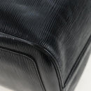 LOUIS VUITTON Epi Keepall 45 Boston Bag Black M42972 LV Auth 191863V-17
