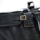 LOUIS VUITTON Epi Keepall 45 Boston Bag Black M42972 LV Auth 191863V-20