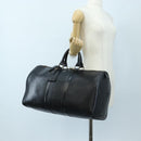 LOUIS VUITTON Epi Keepall 45 Boston Bag Black M42972 LV Auth 191863V-23
