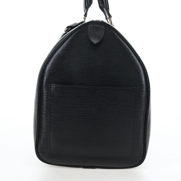 LOUIS VUITTON Epi Keepall 45 Boston Bag Black M42972 LV Auth 191863V