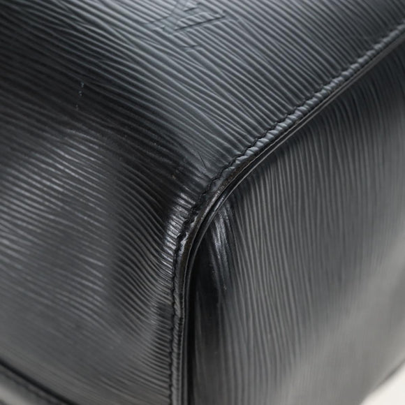 LOUIS VUITTON Epi Keepall 45 Boston Bag Black M42972 LV Auth 191864V