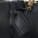 LOUIS VUITTON Epi Keepall 45 Boston Bag Black M42972 LV Auth 191864V-17