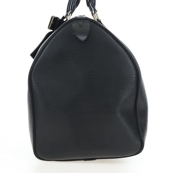 LOUIS VUITTON Epi Keepall 45 Boston Bag Black M42972 LV Auth 191864V