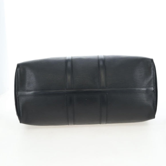 LOUIS VUITTON Epi Keepall 45 Boston Bag Black M42972 LV Auth 191864V