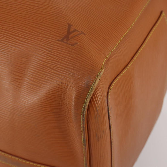 LOUIS VUITTON Epi Keepall 50 Boston Bag Brown M42968 LV Auth 191865A