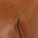 LOUIS VUITTON Epi Keepall 50 Boston Bag Brown M42968 LV Auth 191865A-16