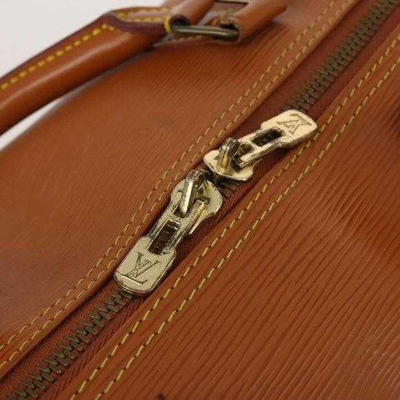 LOUIS VUITTON Epi Keepall 50 Boston Bag Brown M42968 LV Auth 191865A