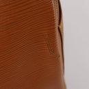 LOUIS VUITTON Epi Keepall 50 Boston Bag Brown M42968 LV Auth 191865A-9