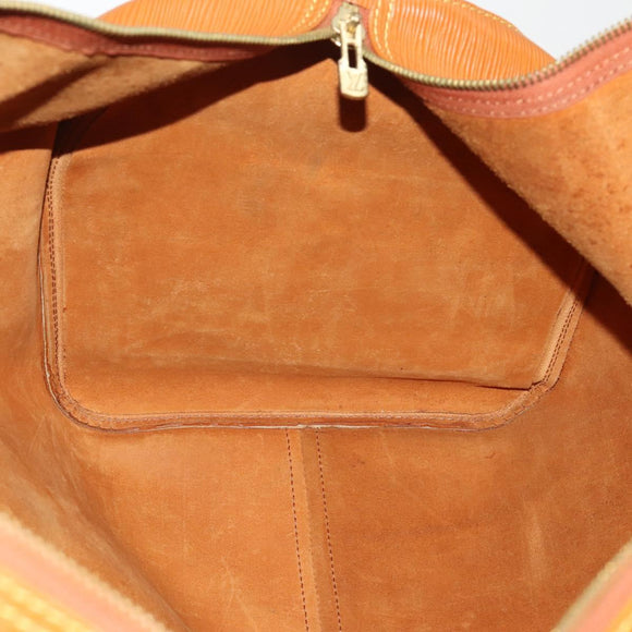 LOUIS VUITTON Epi Keepall 50 Boston Bag Brown M42968 LV Auth 191865A