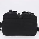 PRADA Backpack Nylon Black Silver Auth 191867M-5