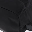 PRADA Backpack Nylon Black Silver Auth 191867M-16