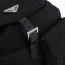 PRADA Backpack Nylon Black Silver Auth 191867M-20
